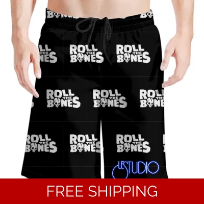 Le Studio Roll the Bones 3 Beach Shorts